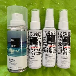 IGK Good Behavior 4 in 1 Prep Spray & Beach Club Texture Spray Travel size $64